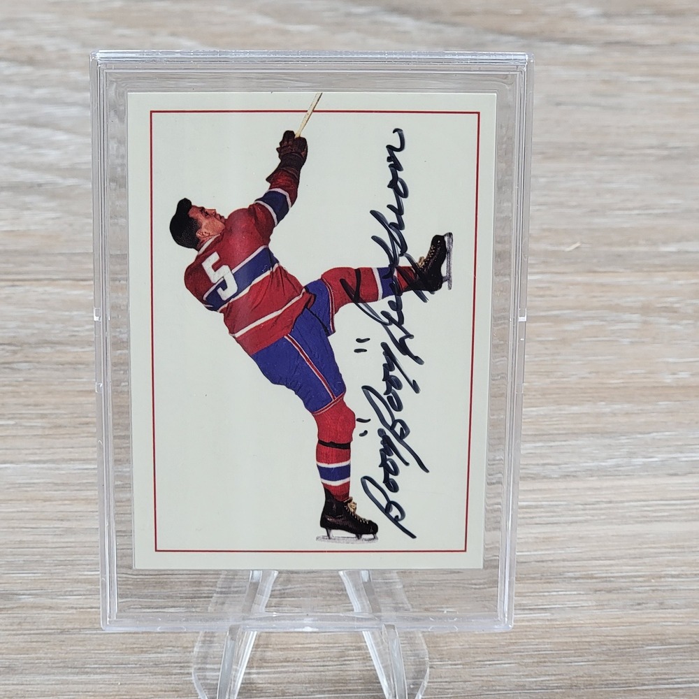 Parkhurst Lucky Autograph Card Boom Boom Geoffrion 883/956 Hockey Signed